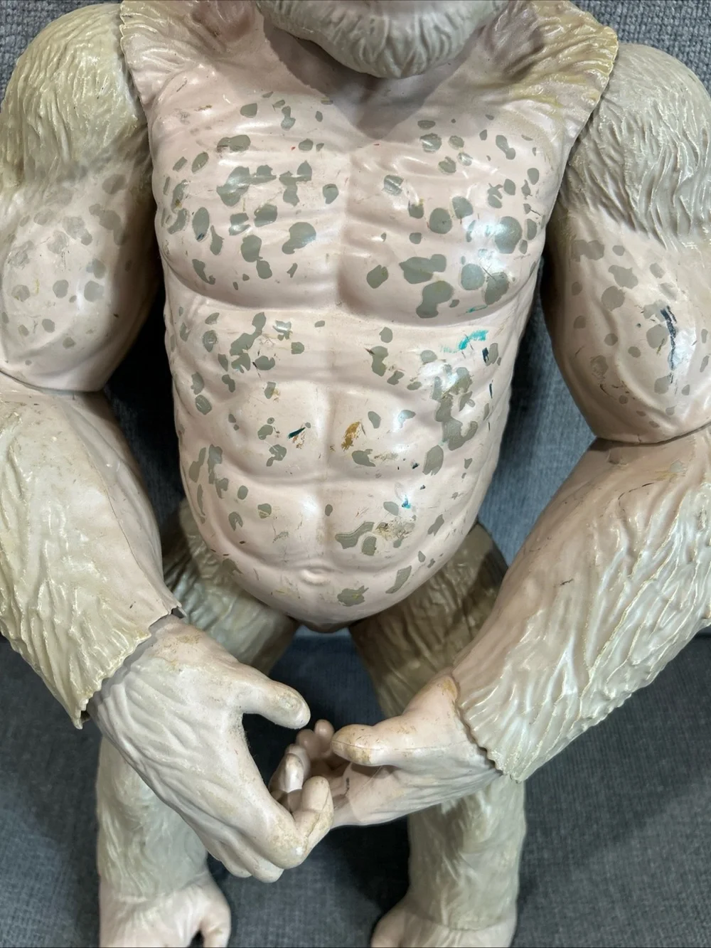 RAMPAGE The Movie 16” Mega George Albino Gorilla Action Figure Toy Articulated